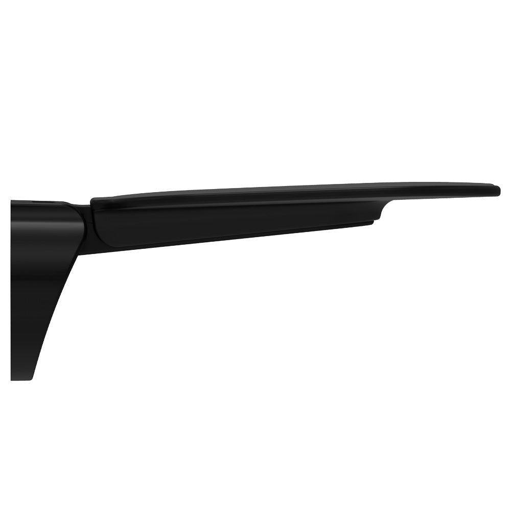 Care Folding Shower Seat, Matte Black Base, Satin Black Seat