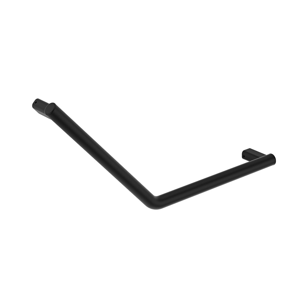135° Care Slimline Ambulant Care Reversible Left/Right Hand Grab Rail, Matte Black