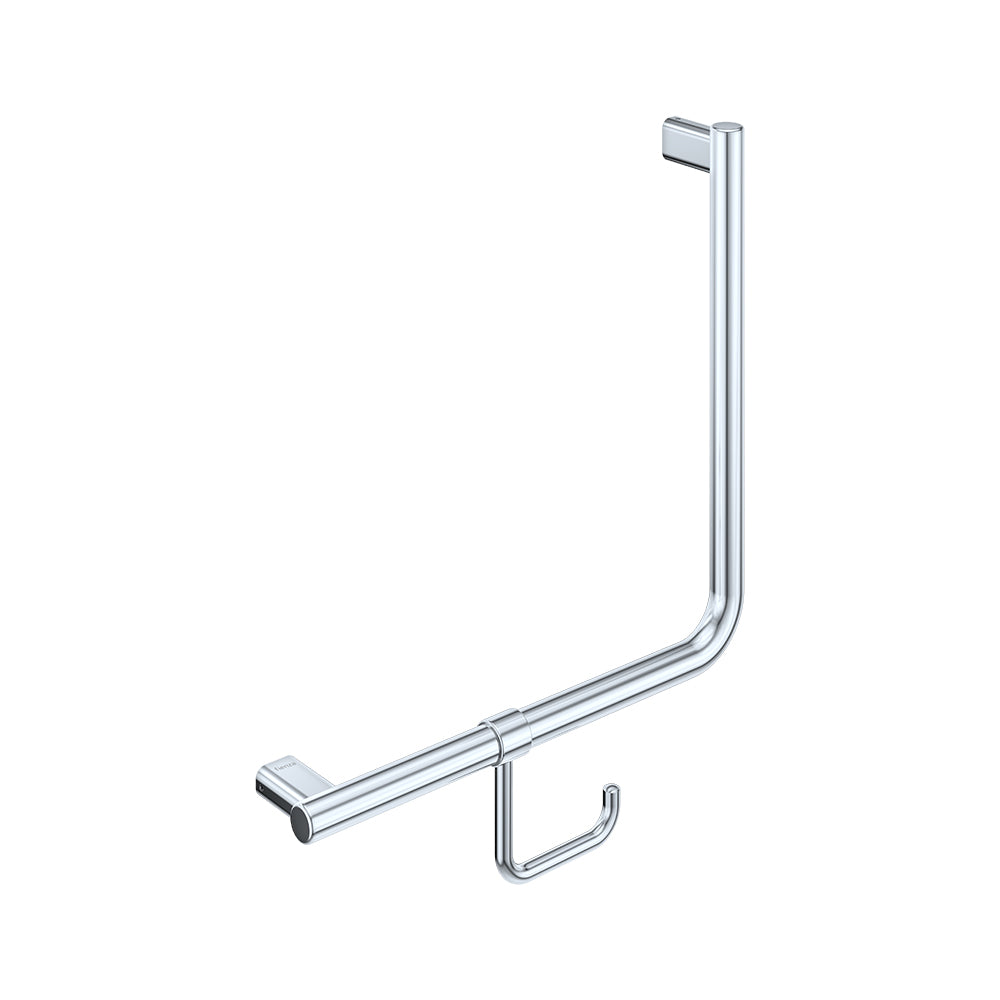 90° Care Slimline Ambulant Care Hand Grab Rail, Stainless Steel