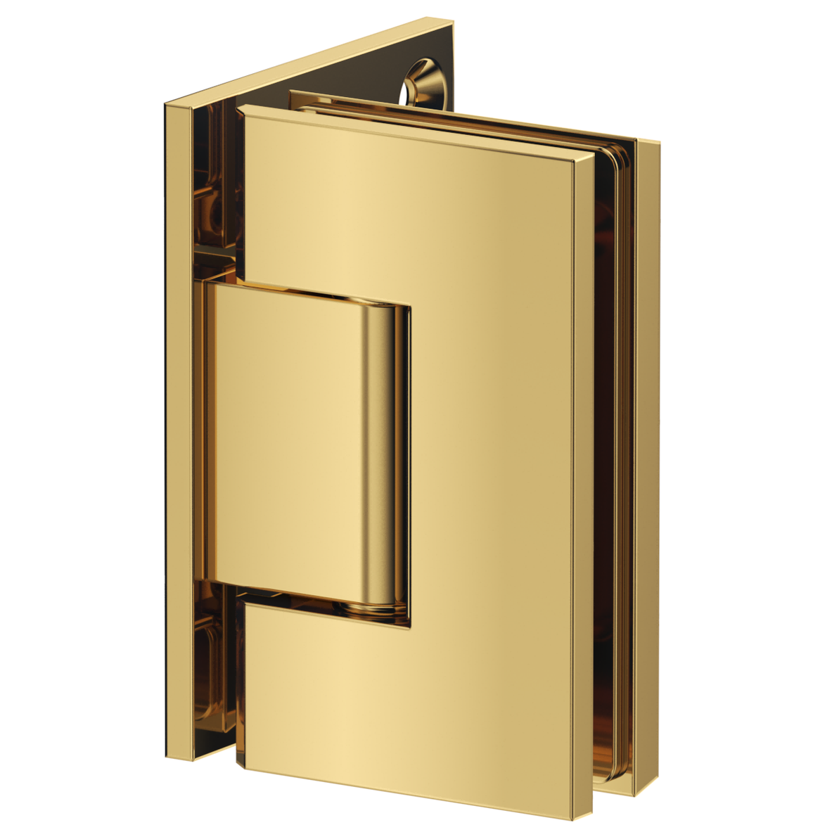Bella Vista Shower Screen Hinge – Glass to Wall | Solid Brass