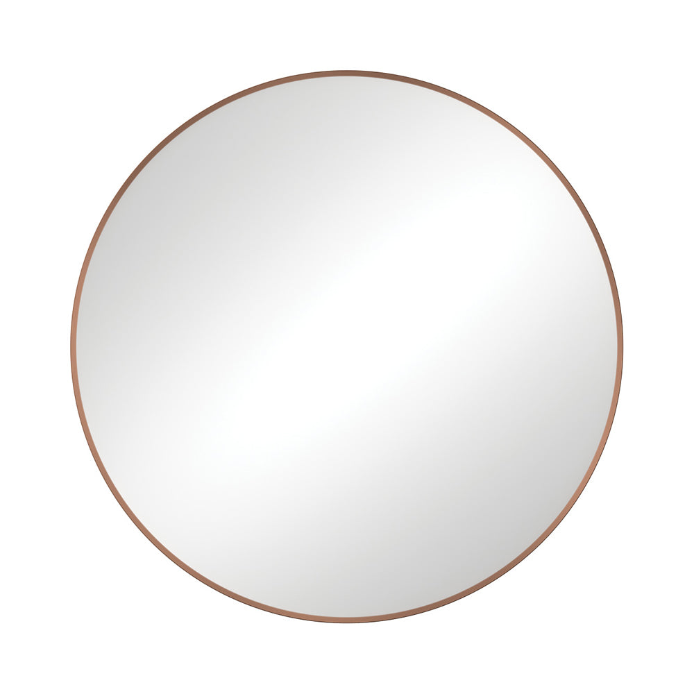 Reba Brushed Copper Framed Mirror, 800mm