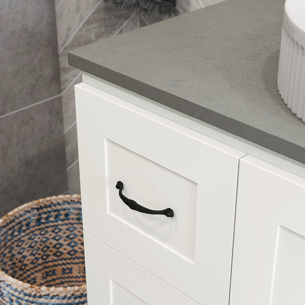 Risdon 96mm Rigid Pull Handle, Matte Black