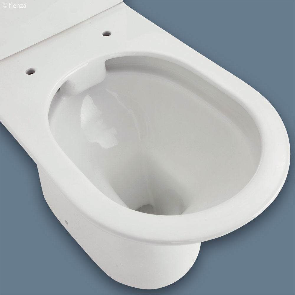 Chica Close-Coupled Toilet Suite, Gloss White