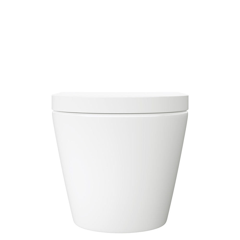 Koko Tornado Flush Wall Hung Toilet Suite, Gloss White