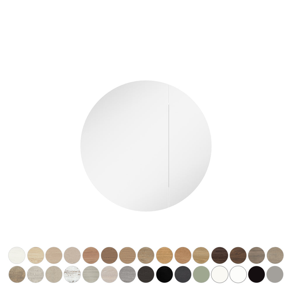Fienza Marlowe Round Mirror Cabinet