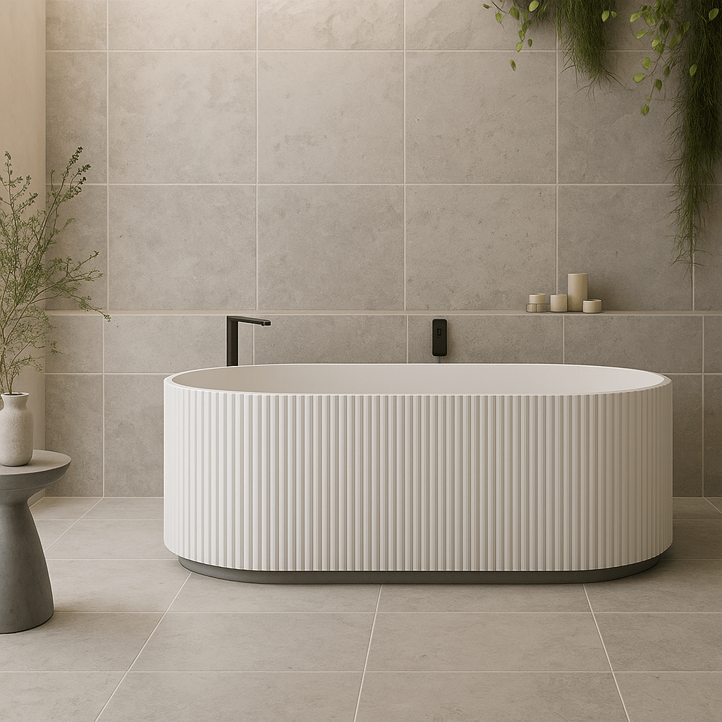 PIAZA Round Free Standing Bathtub