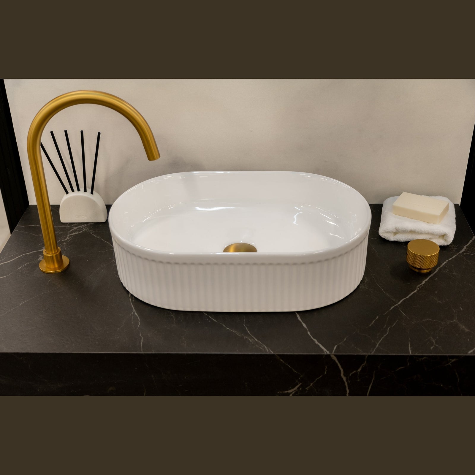 Pill-49-fluted at Blue Bathware