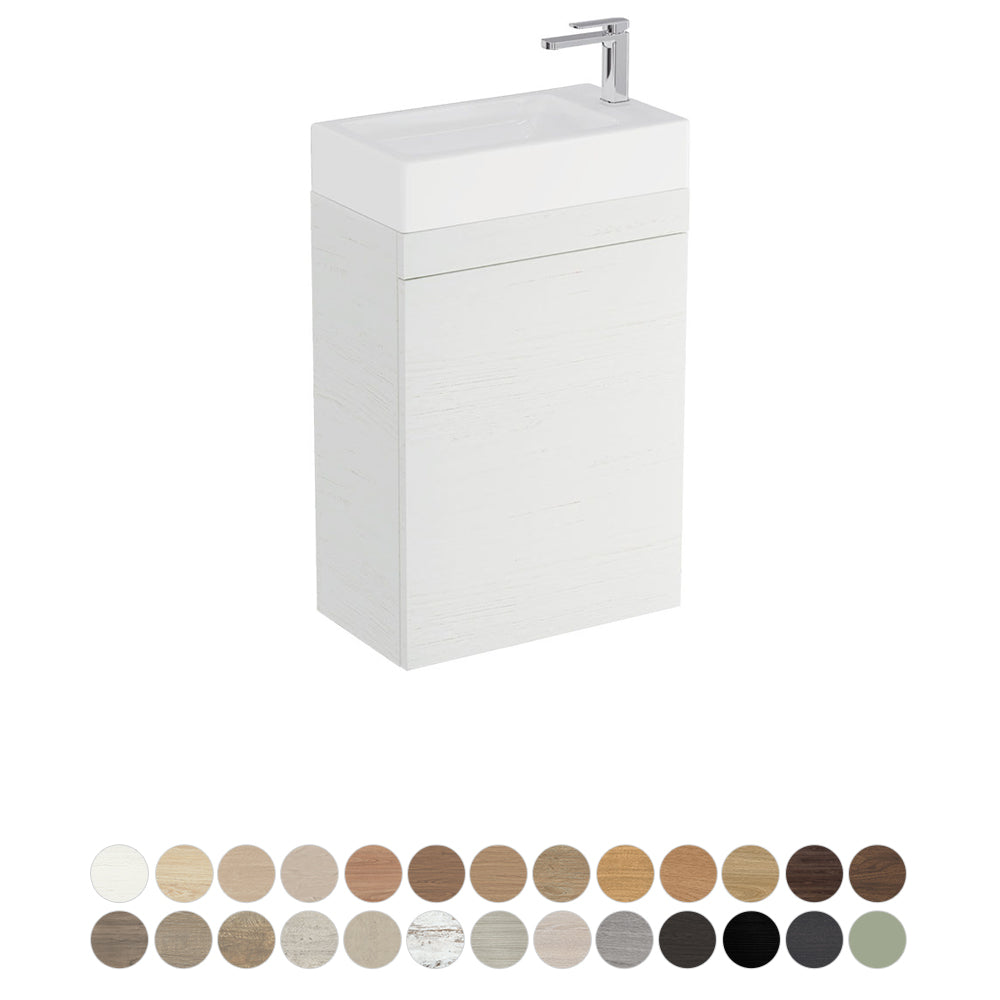 Riley Slim Ensuite 450 Wall Hung Vanity