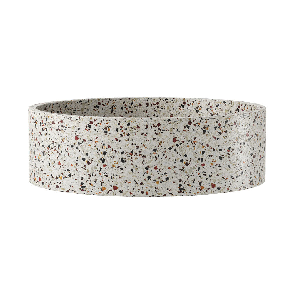 Jada Round Concrete Above Counter Basin, Terrazzo