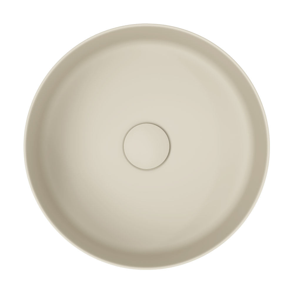 Reba Above Counter Basin, Matte Khaki