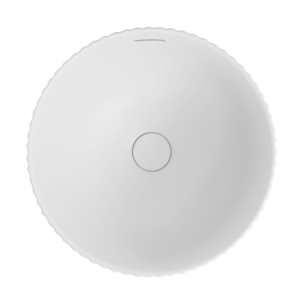 Eleanor Round Semi-Inset Basin, Matte White