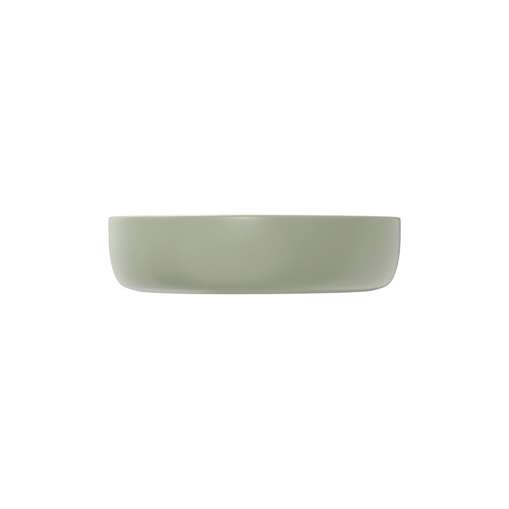 Pebble Small Above Counter Basin, Matte Olive