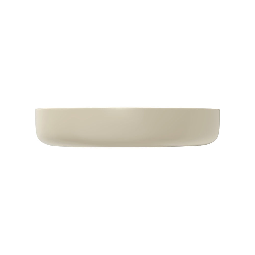 Pebble Medium Above Counter Basin, Matte Khaki