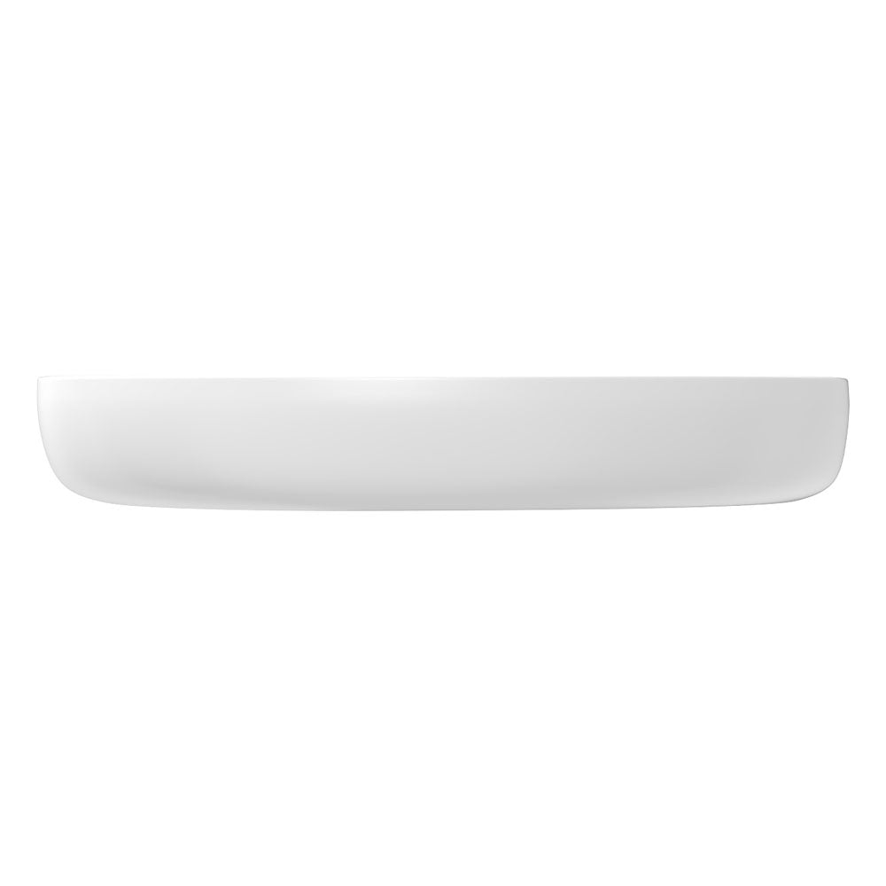 Pebble Large Above Counter Basin, Matte White