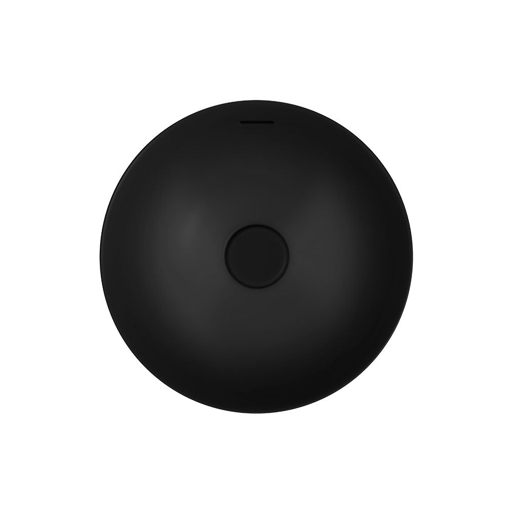 Aluca Round Semi-Inset Basin, Matte Black