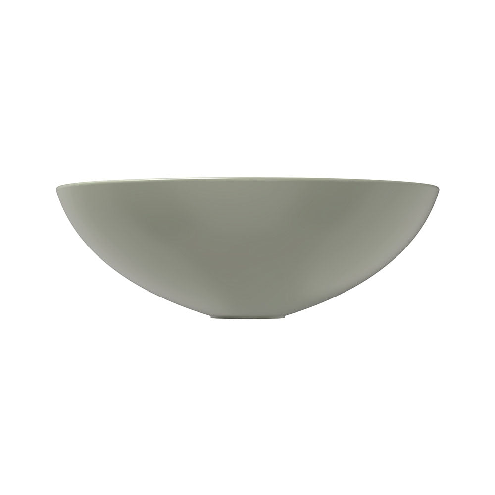 Aluca Above Counter Basin, Matte Olive