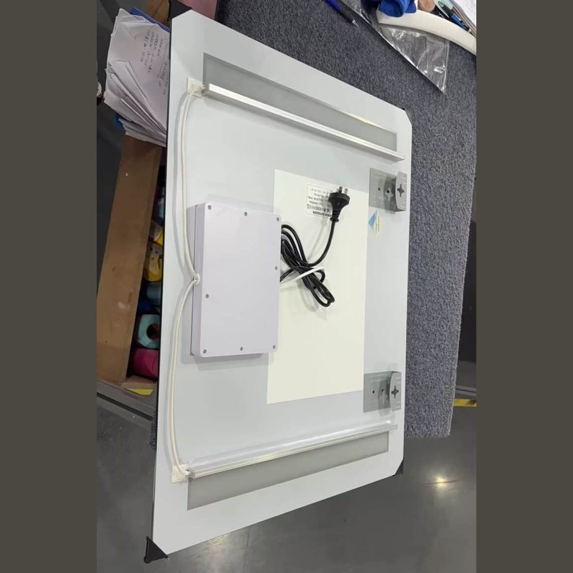 Rectangular Frosted Frontlit LED Mirror Frameless