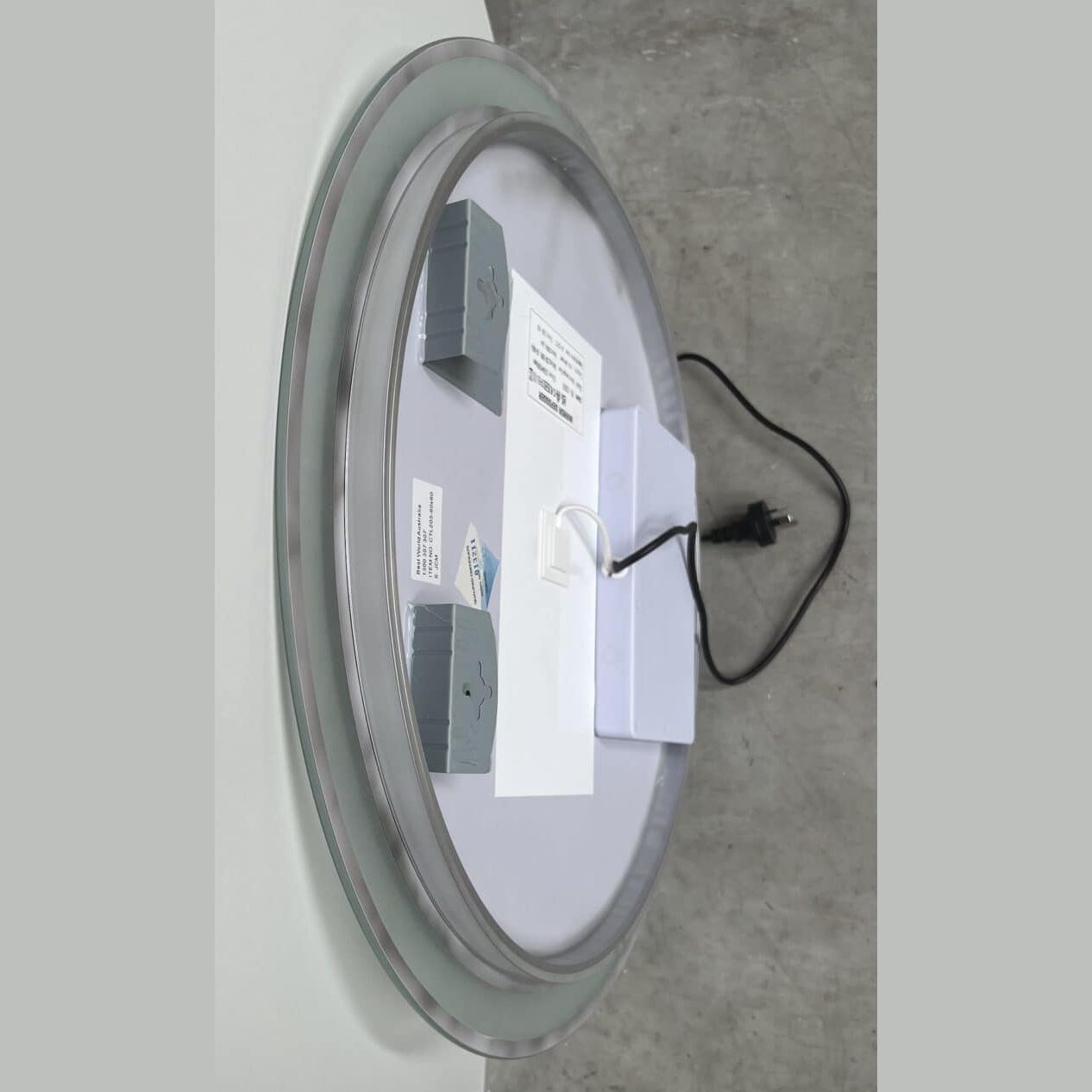 Round LED Mirror - Frosted Defogger Dimmable 25mm Strip