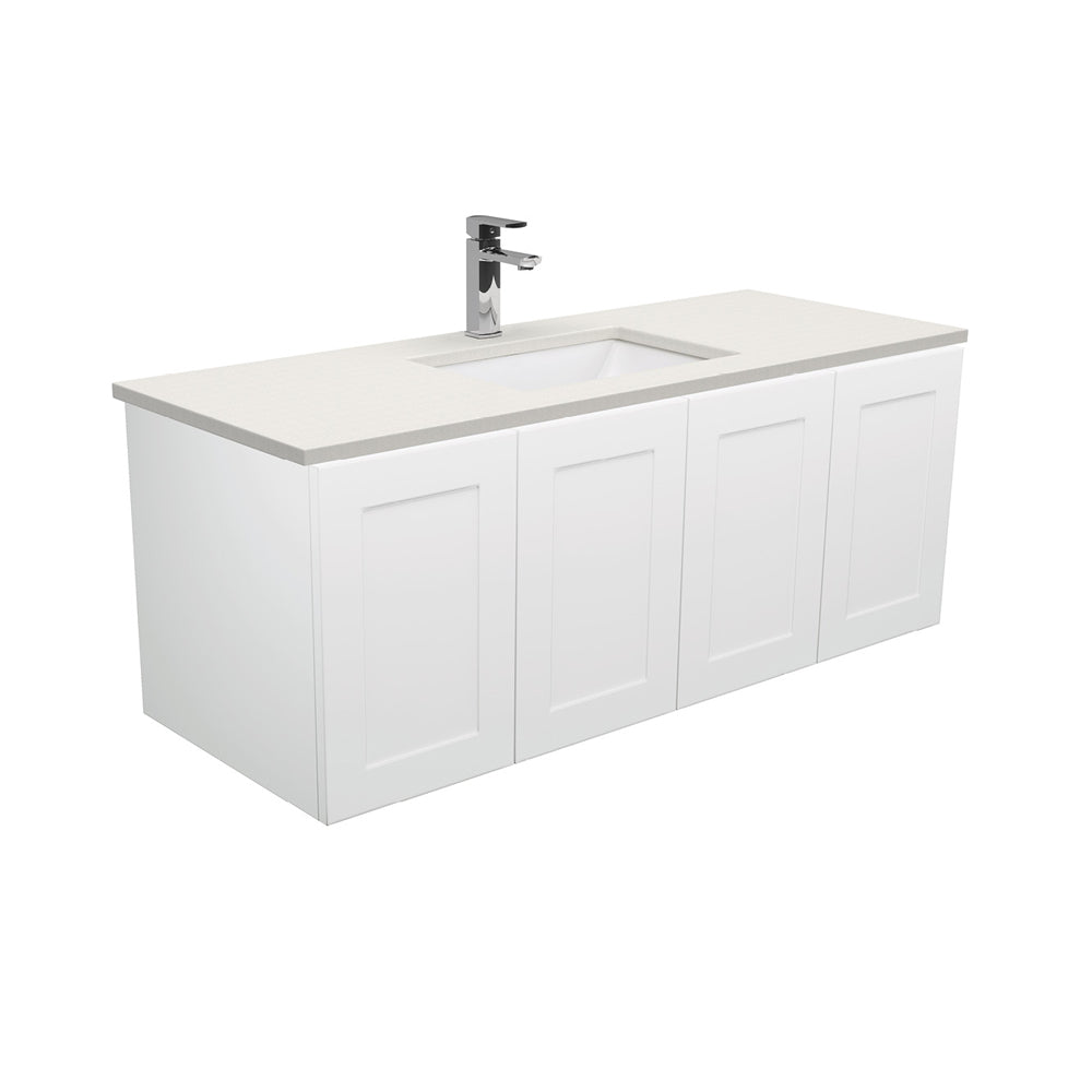 Sarah Roman Sand Undermount 1200 Mila Wall-Hung Vanity