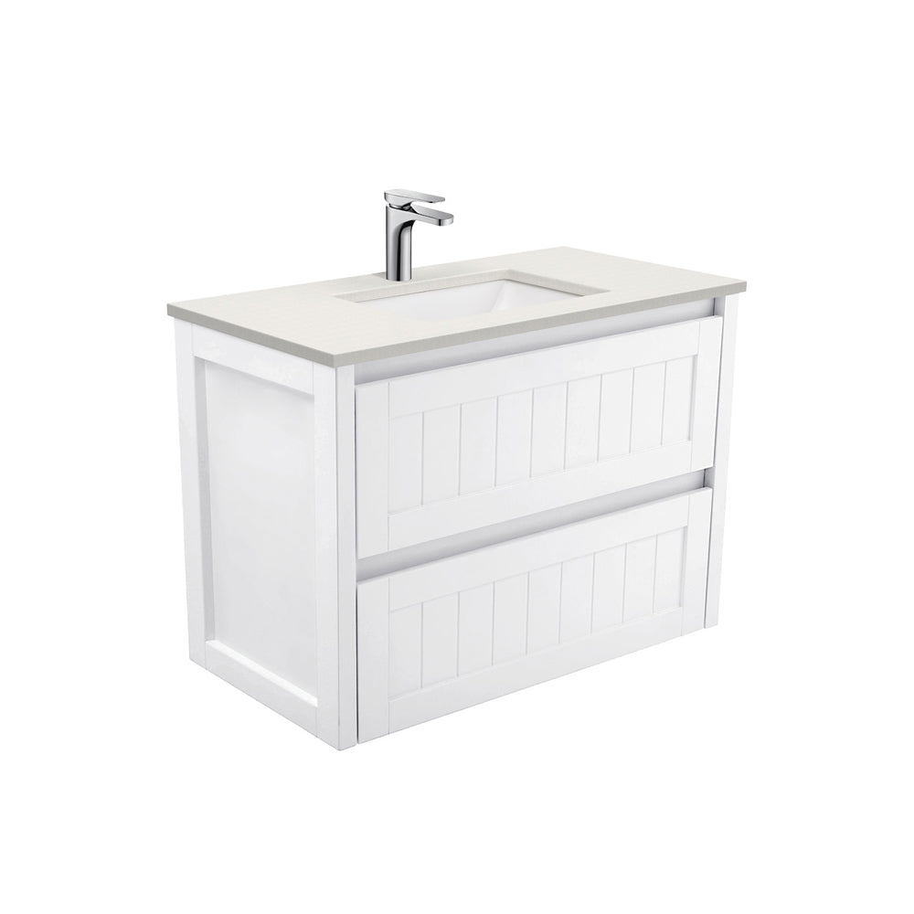 Sarah Roman Sand Undermount 900 Hampton Wall-Hung Vanity