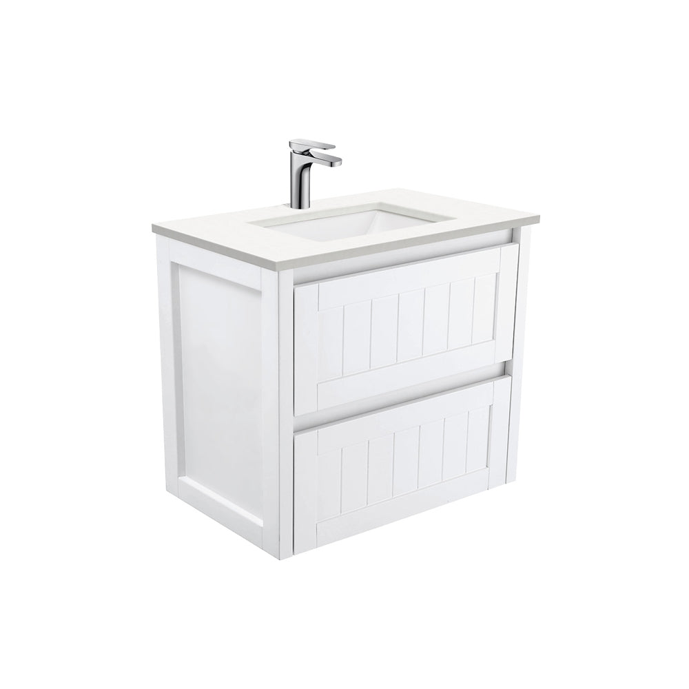 Sarah Crystal Pure Undermount 750 Hampton Wall-Hung Vanity
