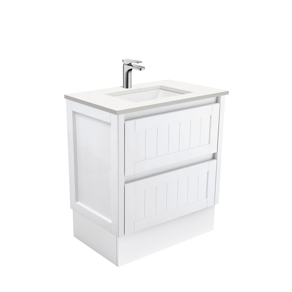 Sarah Crystal Pure Undermount 750 Hampton Vanity on Kick