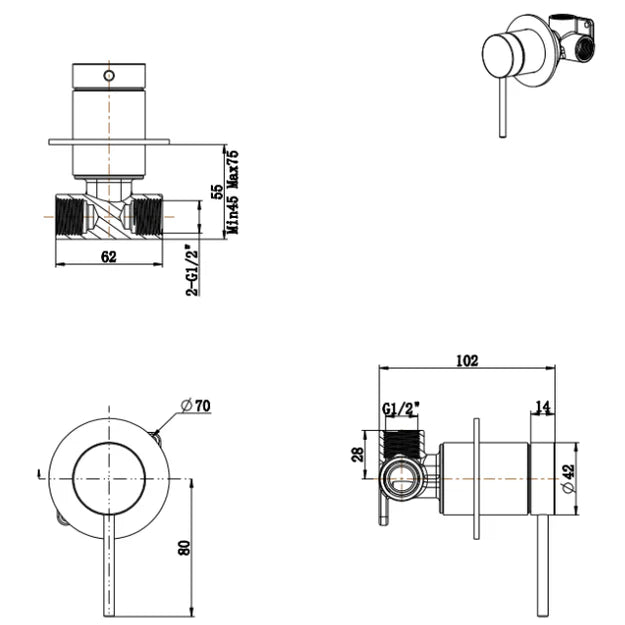 Bella Vista Mica 8-Piece Bathroom Package - Chrome