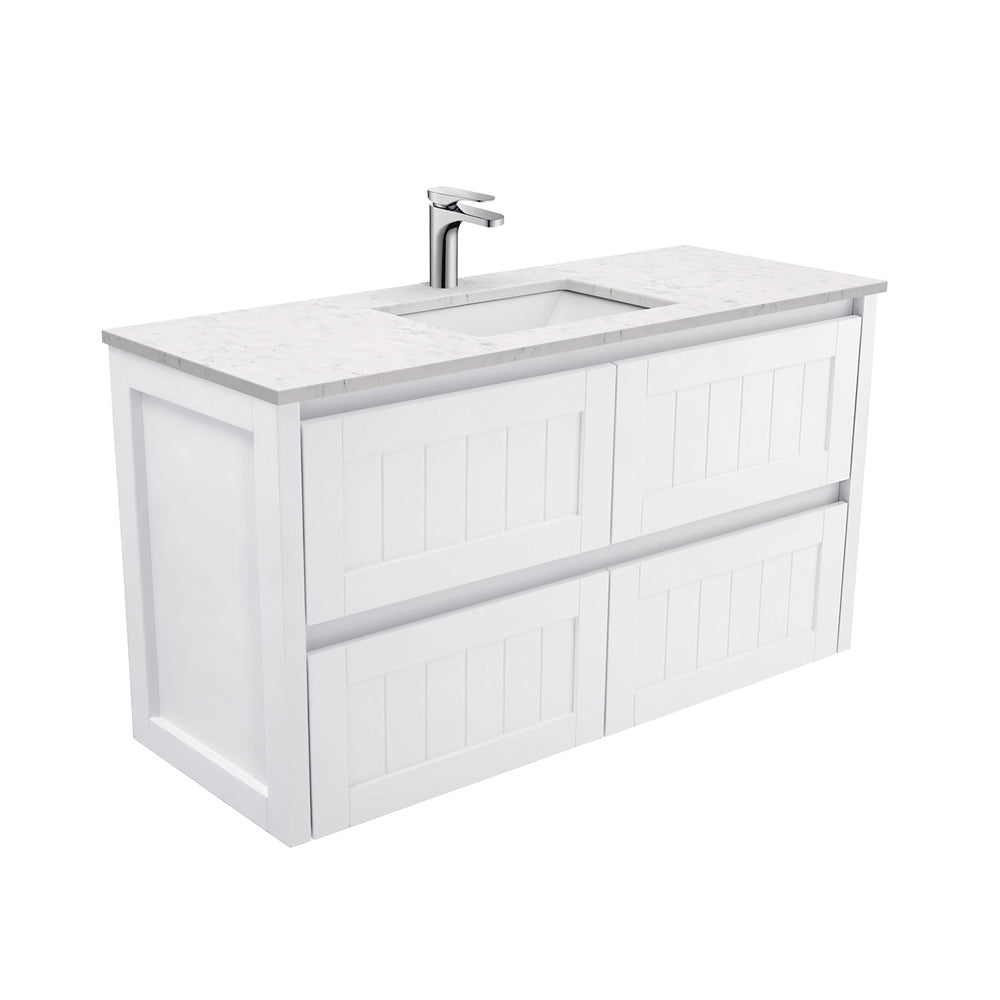 Sarah Bianco Marble Undermount 1200 Hampton Wall-Hung Vanity