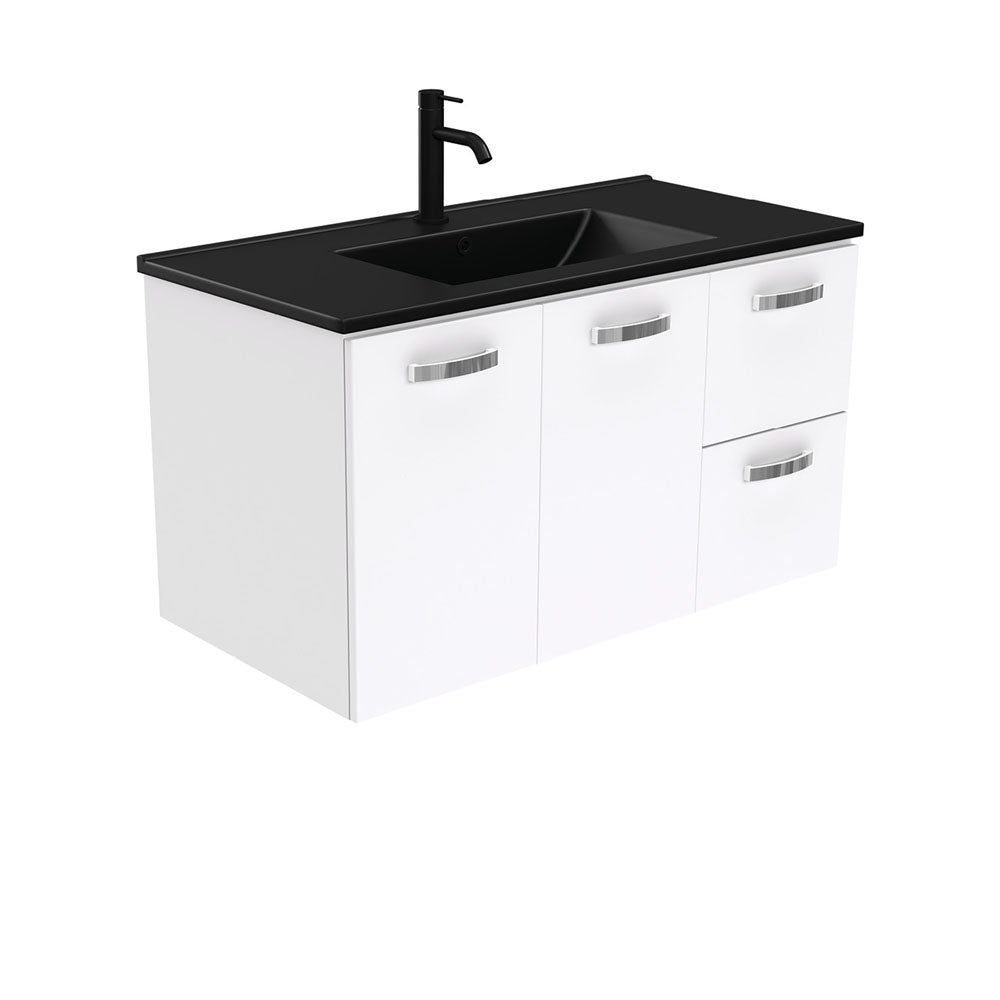 Dolce Matte Black Unicab 900 Wall-Hung Vanity