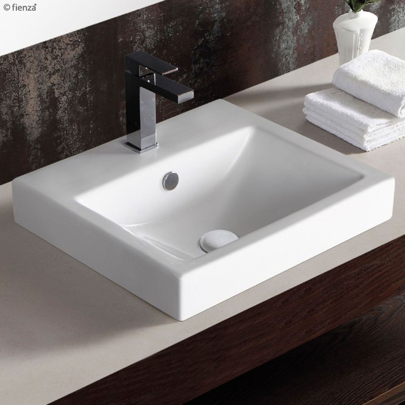 Low Profile Semi-Inset Basin