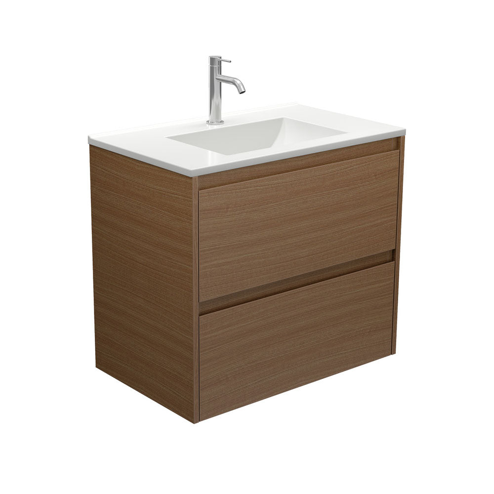 Vanessa Amato Walnut 750 Wall Hung Vanity