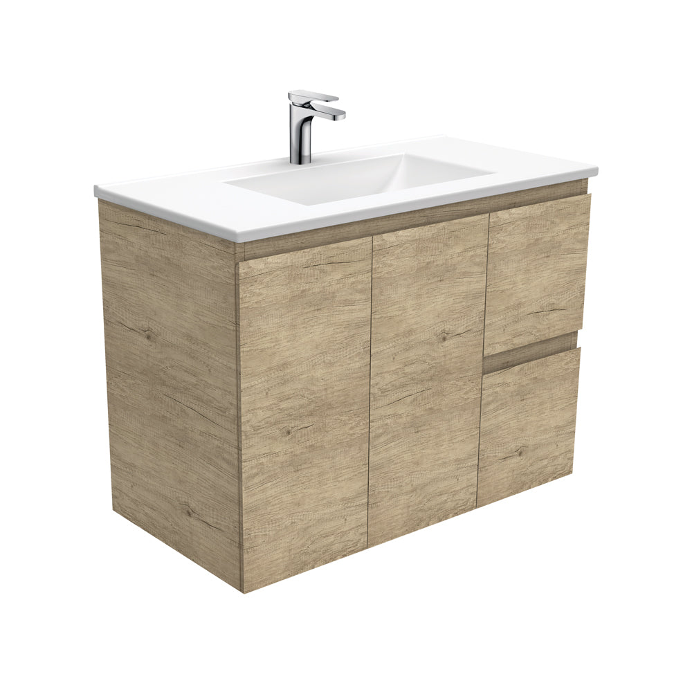 Vanessa Edge Scandi Oak 900 Wall-Hung Vanity