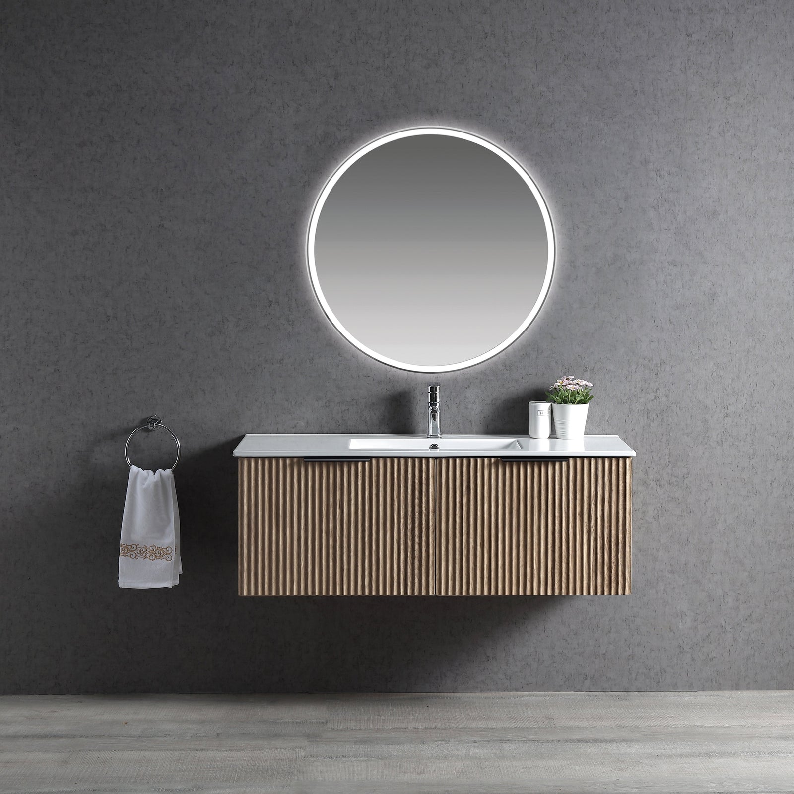 VIVO Wall Hung Vanity - Blue Bathware