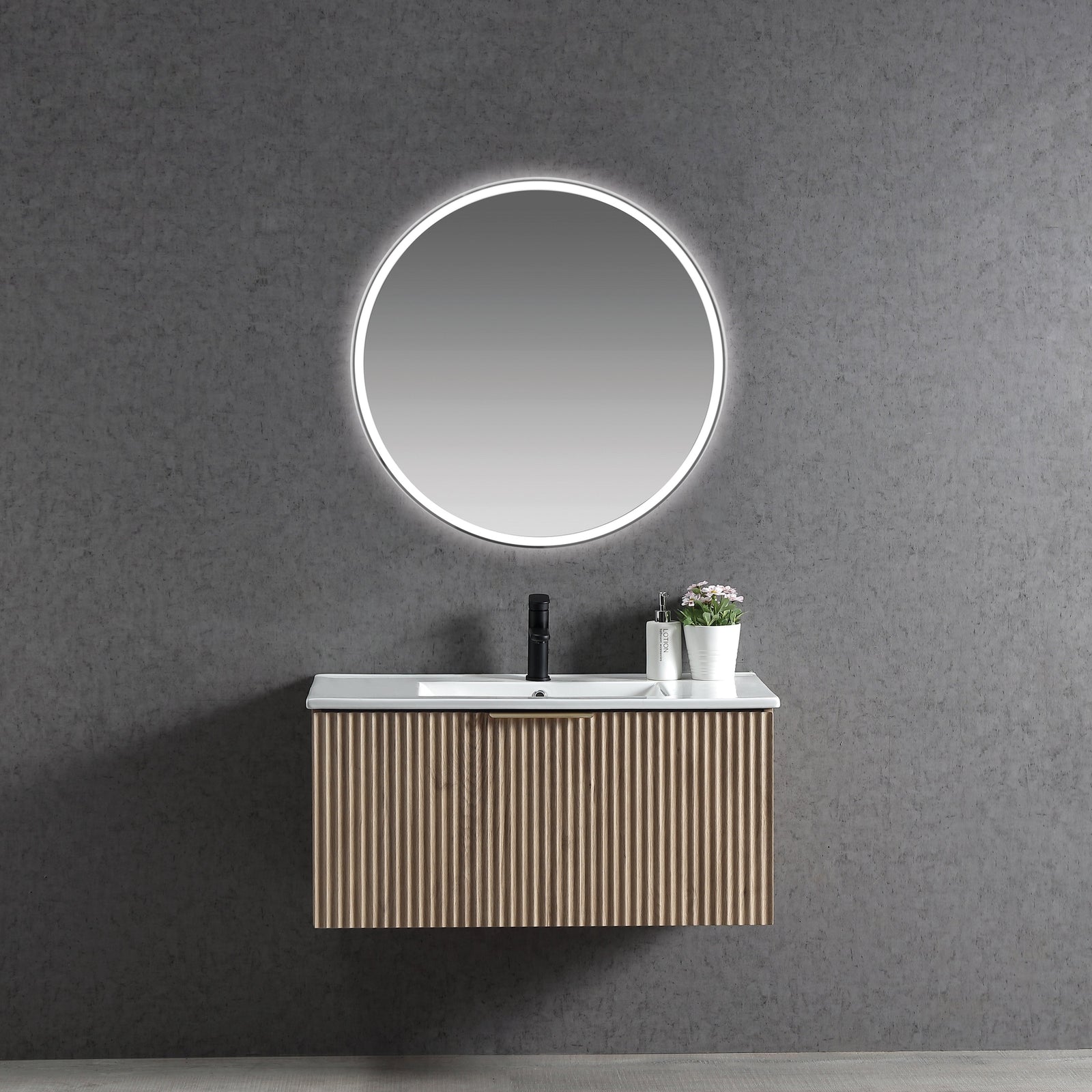 VIVO Wall Hung Vanity - Blue Bathware