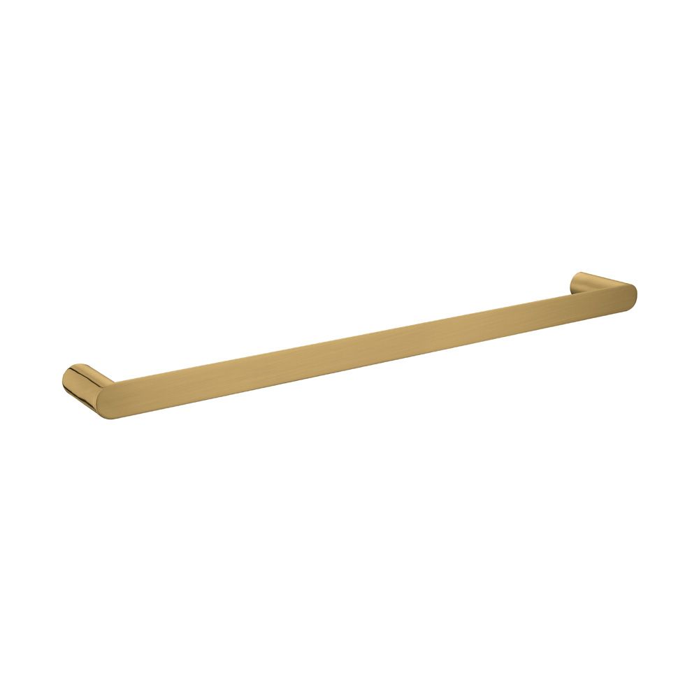 Norico Esperia Brushed Yellow Gold Solid Brass Single Towel Rail 600mm