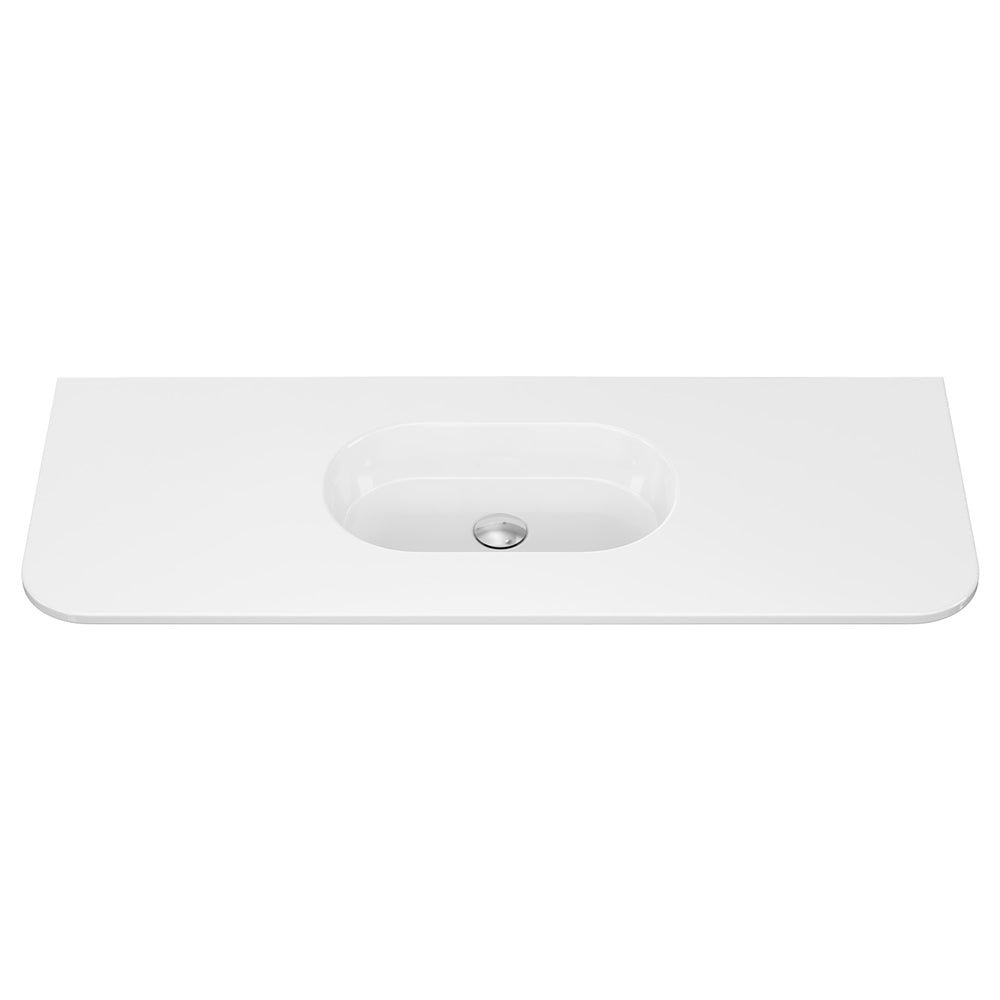 Lola Curved Ceramic Basin Top - Additional View