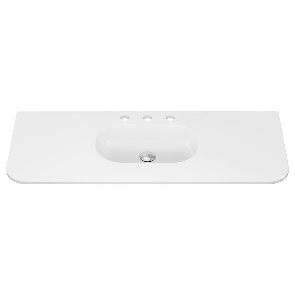 Lola Curved Ceramic Basin Top - Additional View