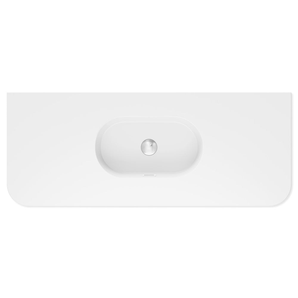 Lola Curved Ceramic Basin Top - Additional View