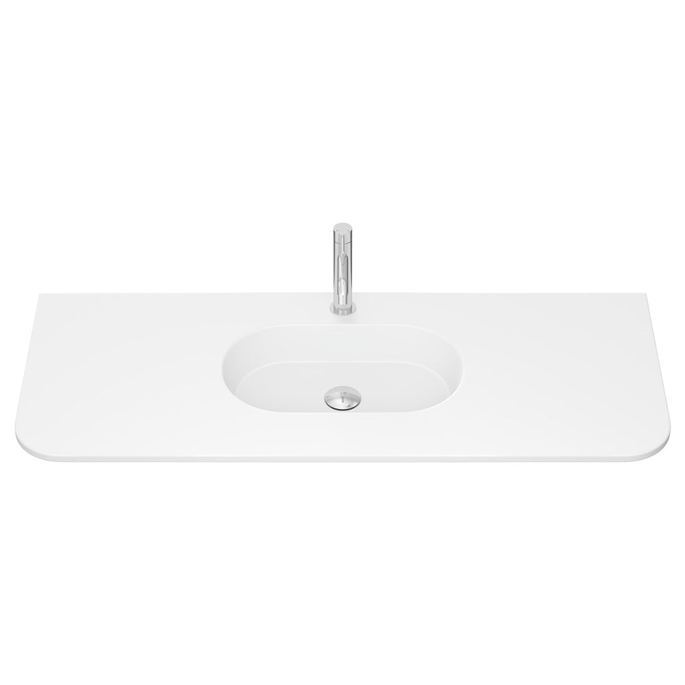 Lola Curved Ceramic Basin Top - Additional View