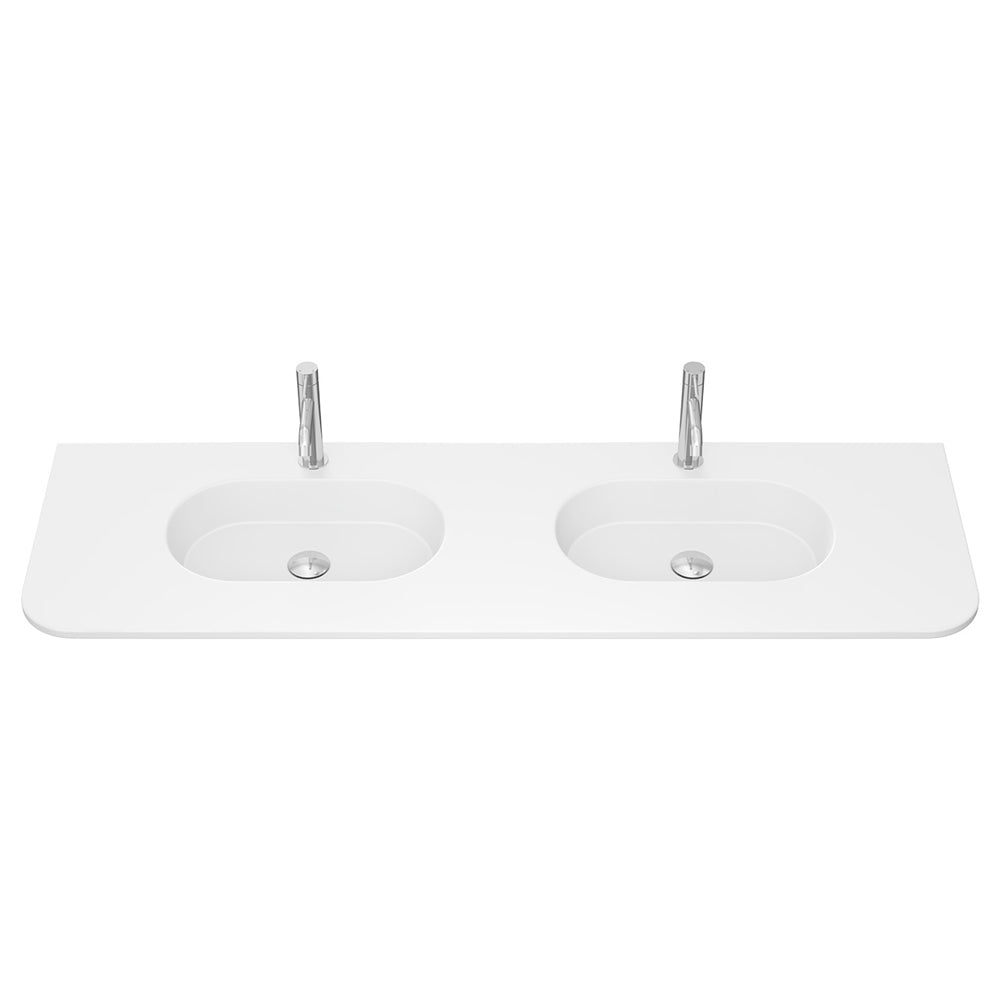 Lola Curved Ceramic Basin Top - Additional View