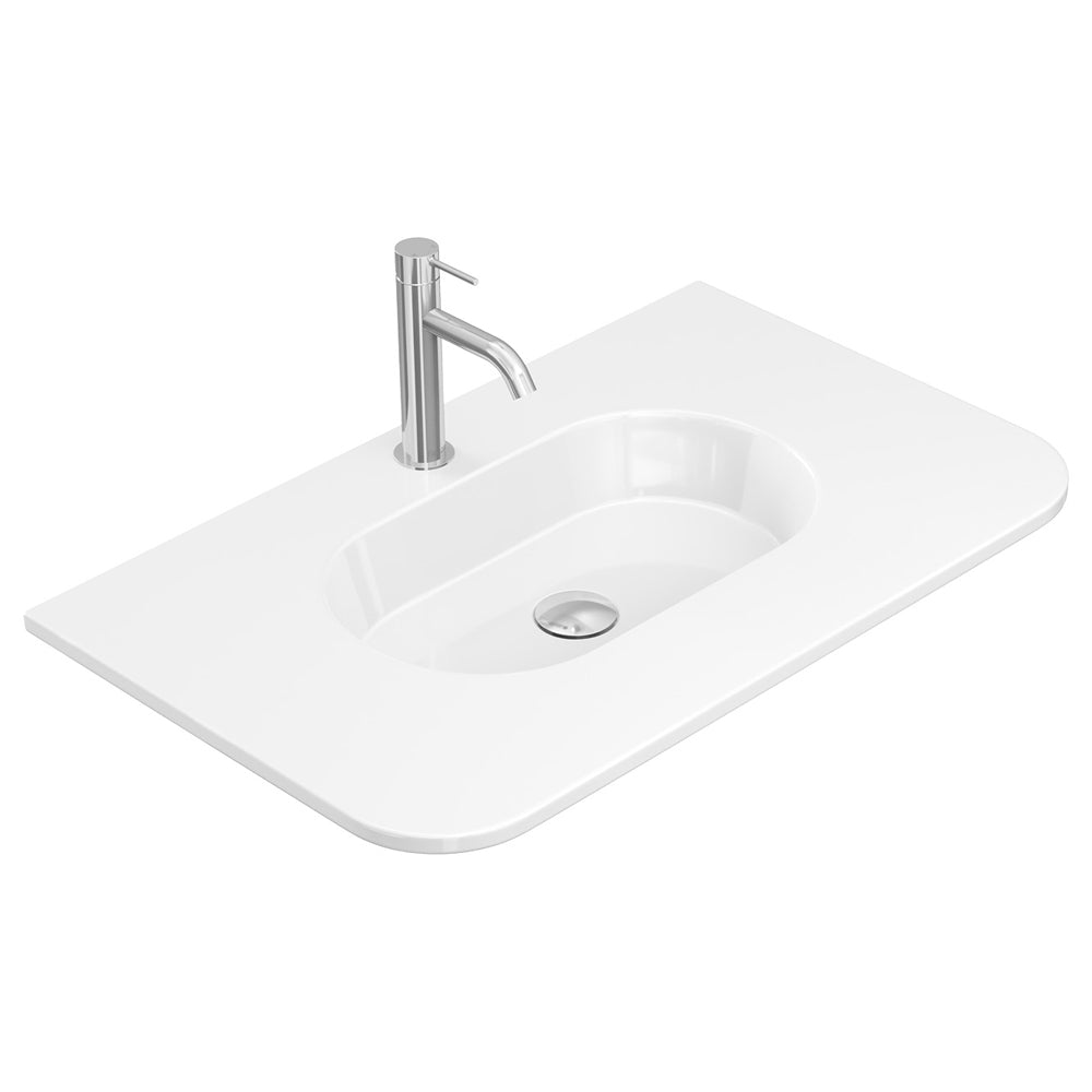 Lola Curved Ceramic Basin Top - Additional View