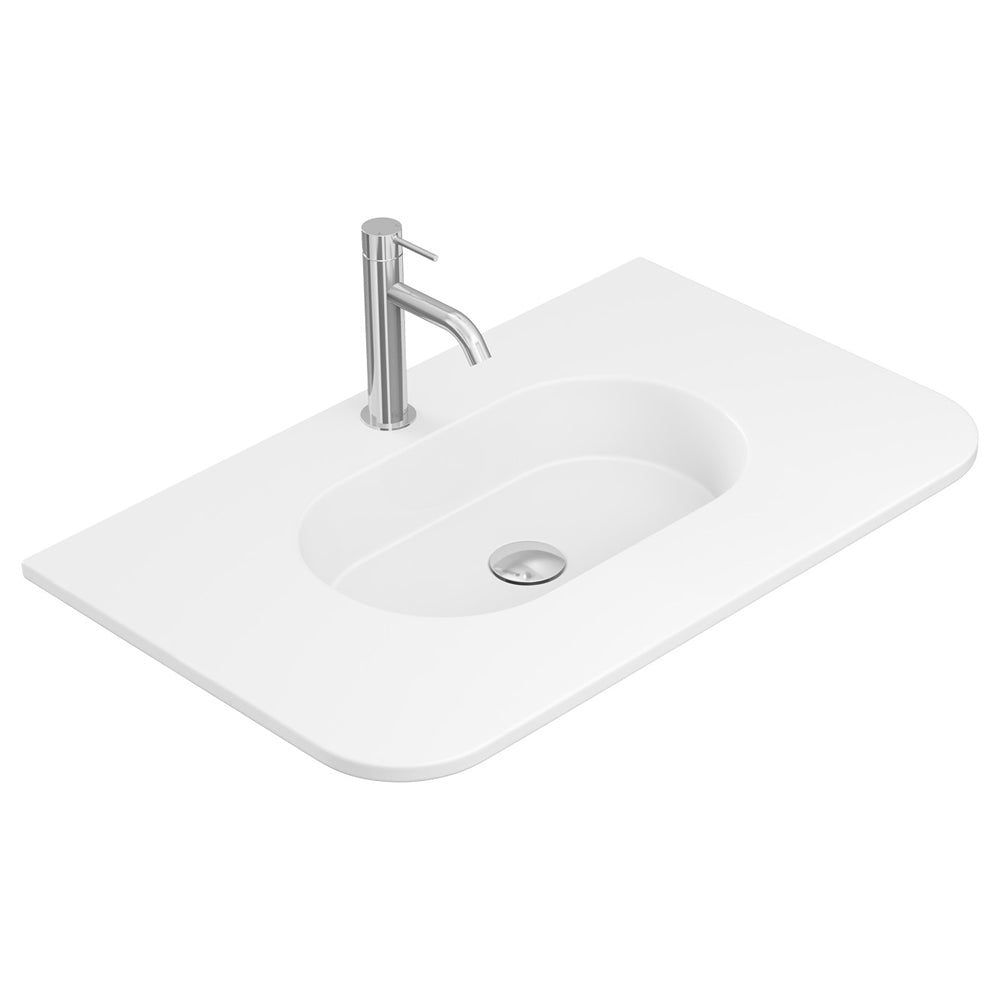 Lola Curved Ceramic Basin Top - Additional View