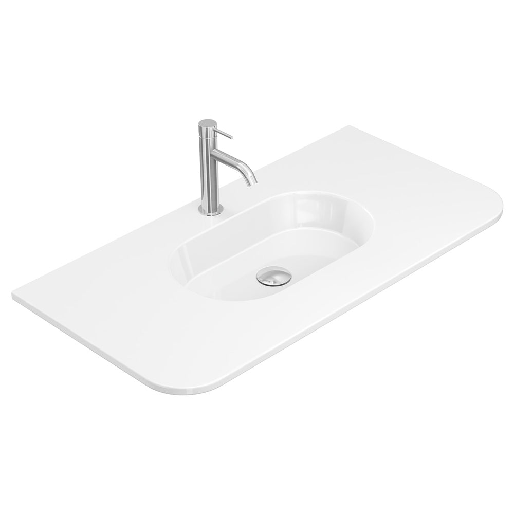 Lola Curved Ceramic Basin Top - Additional View