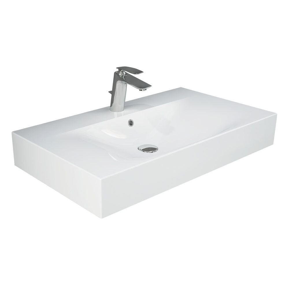 RAK Des 81 Wall Basin, 1 Tap Hole