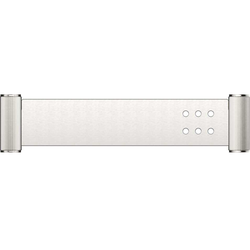 Mica Fluted Stainless Shelf - 400mm