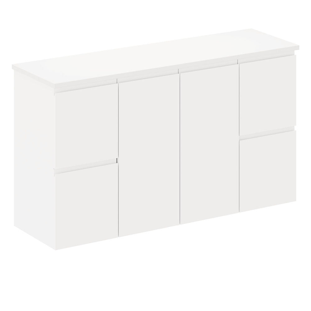 Siska 1200mm Ensuite Depth Wall Hung Cabinet