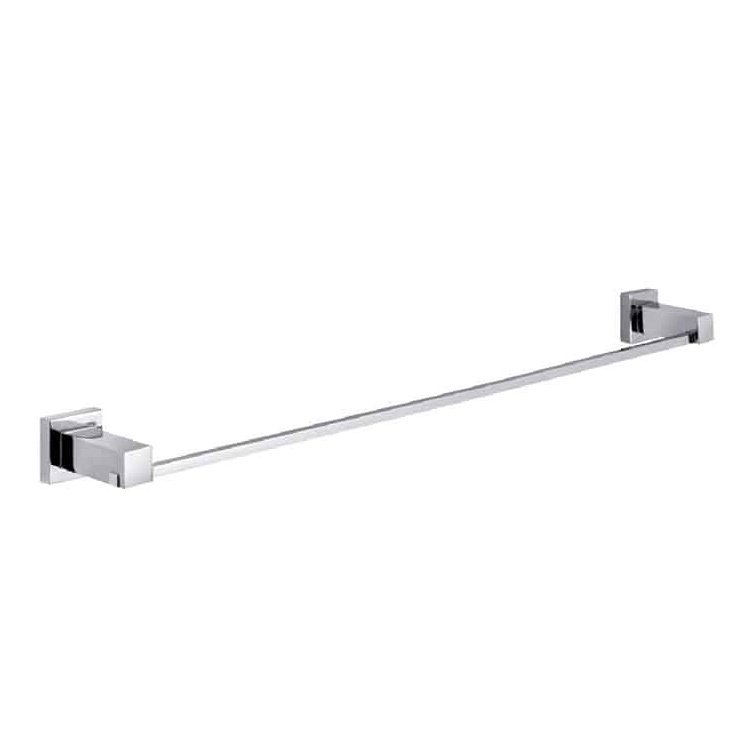 QUBI 750mm Single Towel Rail - Blue Bathware 