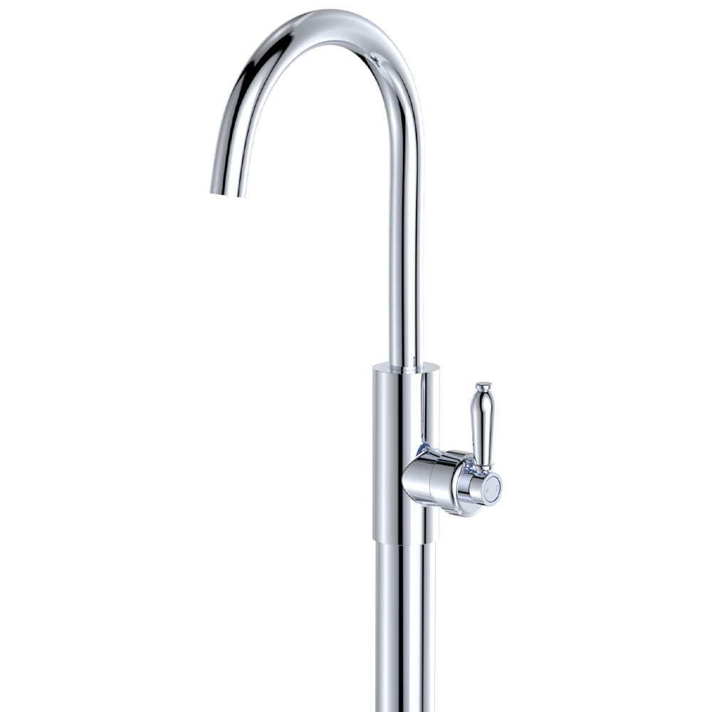 Eleanor Floor Mounted Basin/Bath Mixer