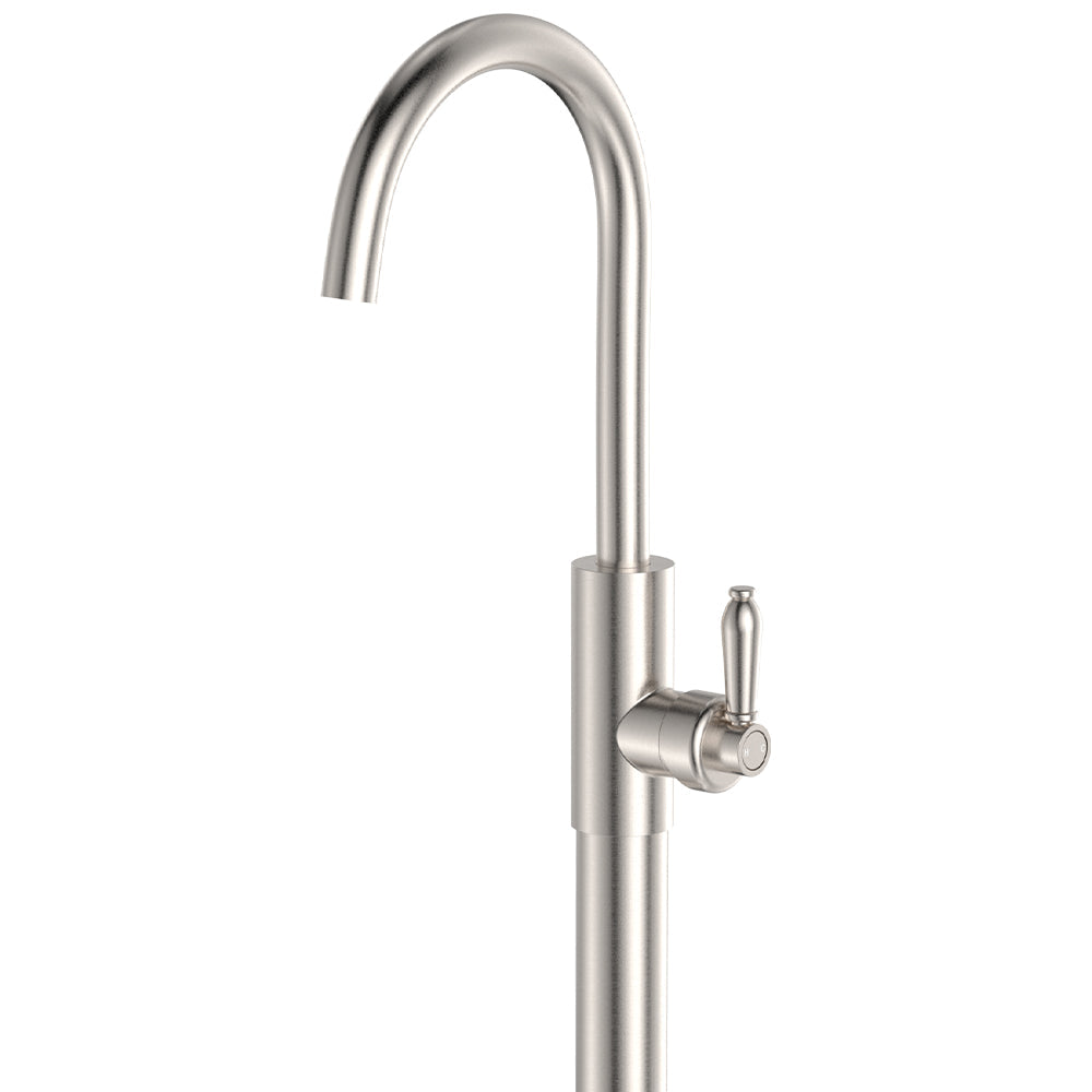 Eleanor Floor Mounted Basin/Bath Mixer
