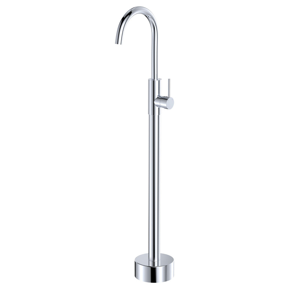 Kaya Floor Mounted Bath Mixer - Chrome